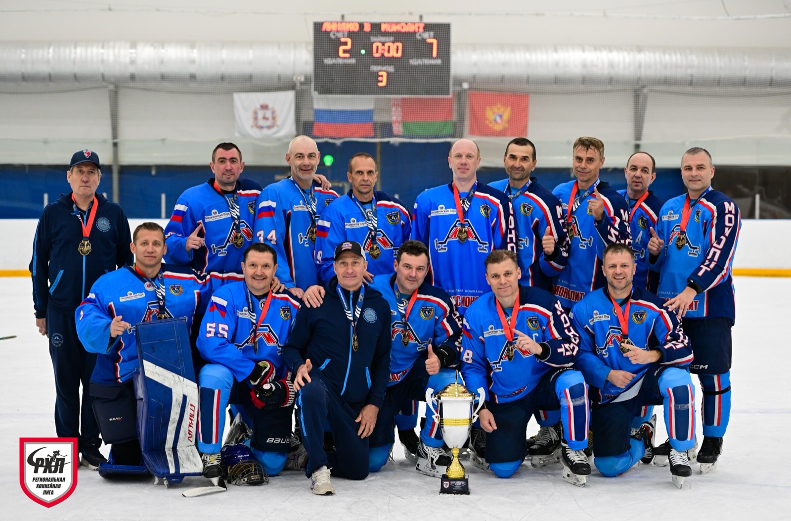 ХК Монолит с кубком Sea Hockey Fest 2026